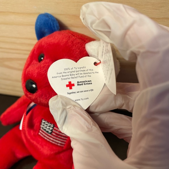 America - 9/11 Bear Ty Beanie Baby - Picture 4 of 14